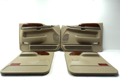 1999-2007 OEM Ford Super Duty Excursion F-250 F-350 Front Rear Door Panels W6020 - Image 1 of 4