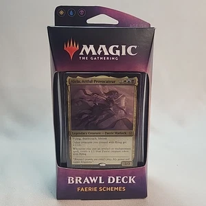 Alela Faerie Schemes Brawl Commander Deck MTG New Sealed Throne of Eldraine - Imagen 1 de 16