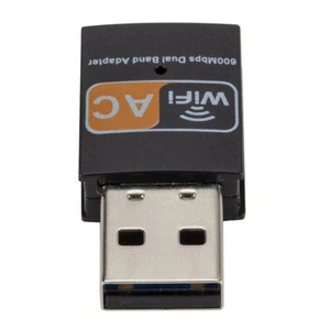 2.4G+5G 600mbps Dual Band USB Wifi Adapter PC External Wireless Network Card - Afbeelding 1 van 5