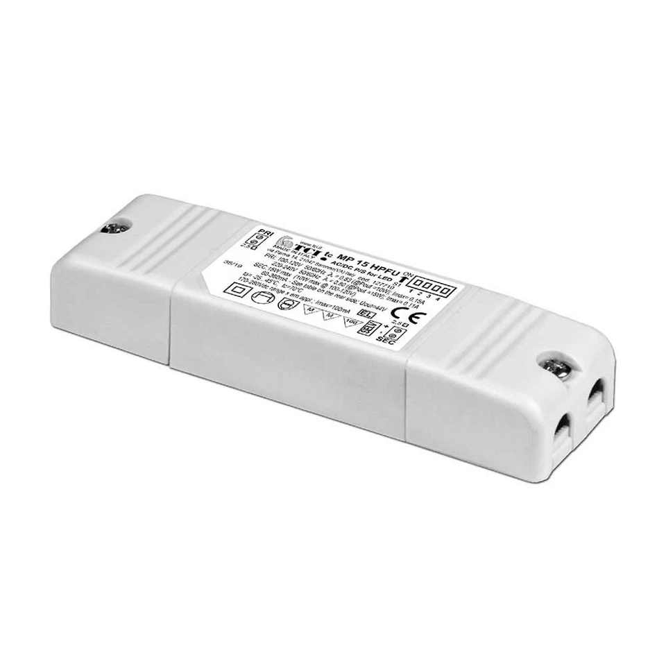 TCI DC LED Driver Fuente de alimentación MP 15 HPFU 60-360mA 2,5W-15W / 2-41,5V Accesorios Luz