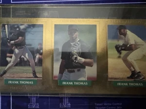 Frank Thomas 3 Card Uncut Set 1992 Front Row Pure Gold /5000 - Picture 1 of 2