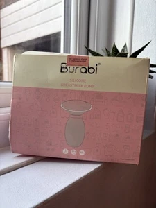 Burabi Silicone Breast Milk Pump Collector and 60 Storage Bags Pack - Picture 1 of 6