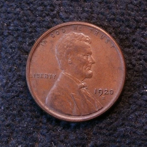 1920-S Lincoln Cent BU - Picture 1 of 2
