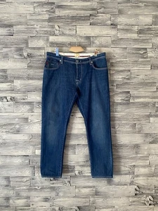 SARTORIA TRAMAROSSA Men's Italian Fabric Cotton Blend Leonardo Denim Jeans Sz 36 - Picture 1 of 20