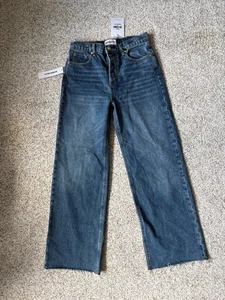 NWT Princess Polly Women’s Dark Wash Fawcett Denim Jeans  Size 4 - Picture 1 of 15
