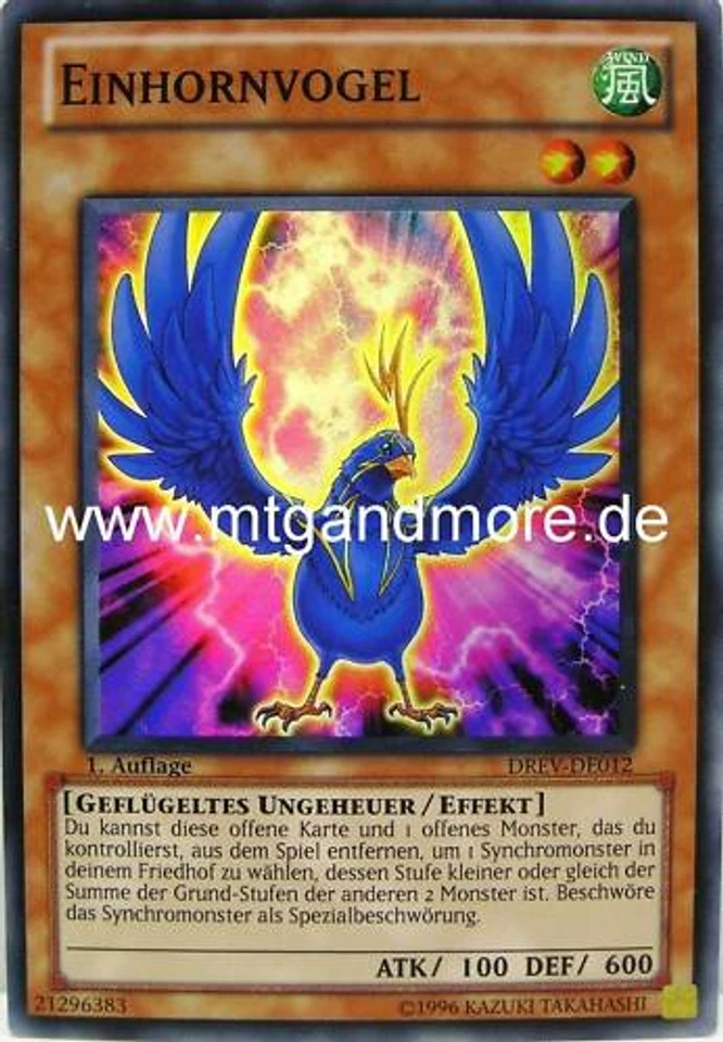 Yu-Gi-Oh 1x Einhornvogel - - - DREV - - - Super - Bild 1 von 1