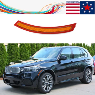 Amber Lens Front Right Side Marker Reflector For BMW F15 X5 F85 2014 2015 2016 Foto 1 de 4