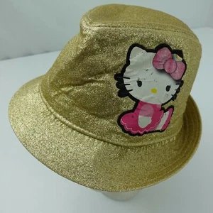Hello Kitty Gold Sparkle Girls Cap Hat - Picture 1 of 4