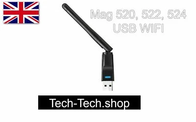 Mag box USB WiFi adapter Dongle for MAG 520 522 524 420 IPTV Set Top Boxes UK - Image 1 of 4