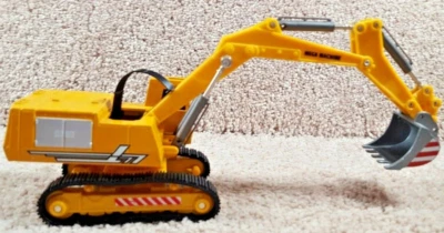 Plastic Durable Diecast Mega Machine Yellow Compact Excavator Hoe Backhoe - Image 1 of 4