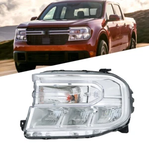 Headlight Fit For 2022-2024 Ford Maverick XL/XLT Headlamp Clear LH Side Housing - Picture 1 of 13