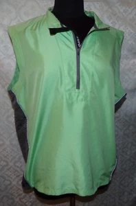 Zero Restriction Mint Green Golf Vest M Tour Series Mens Pullover Half Zip ZR - Picture 1 of 8