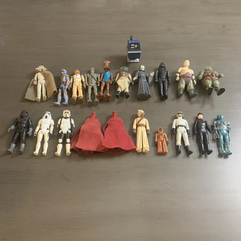 Vintage Star Wars 21 FIGURE LOT 70/80’s Kenner Original DARK SIDE BOBA FETT JAWA Cover