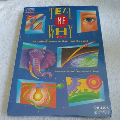Tell Me Why (Philips CD-i, 1990) Sealed Compact Disc Interactive Kids Answers  - Image 1 of 2