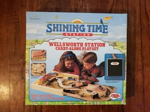 VTG 1993 Shining Time Station Wellsworth Carry Along Playset - Picture 1 of 7