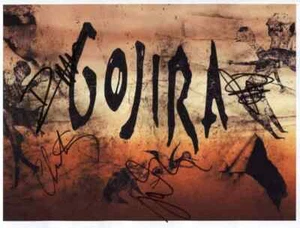 Gojira (Metal Rock Band) 8" x 10" Photo Hand Signed in 2023 + COA Guarantee - Picture 1 of 1