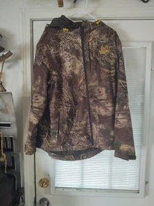 Realtree Jacket Mens Large Brown Camo Max-1 Scent Factor Hooded - Picture 1 of 5