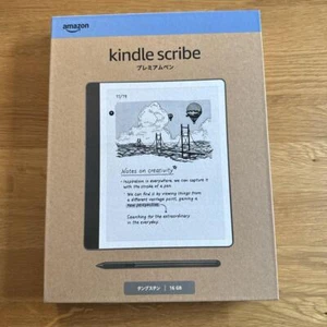 Amazon Kindle Scribe Notebook with Premium Pen 16GB Tungsten / 2024 - Afbeelding 1 van 6