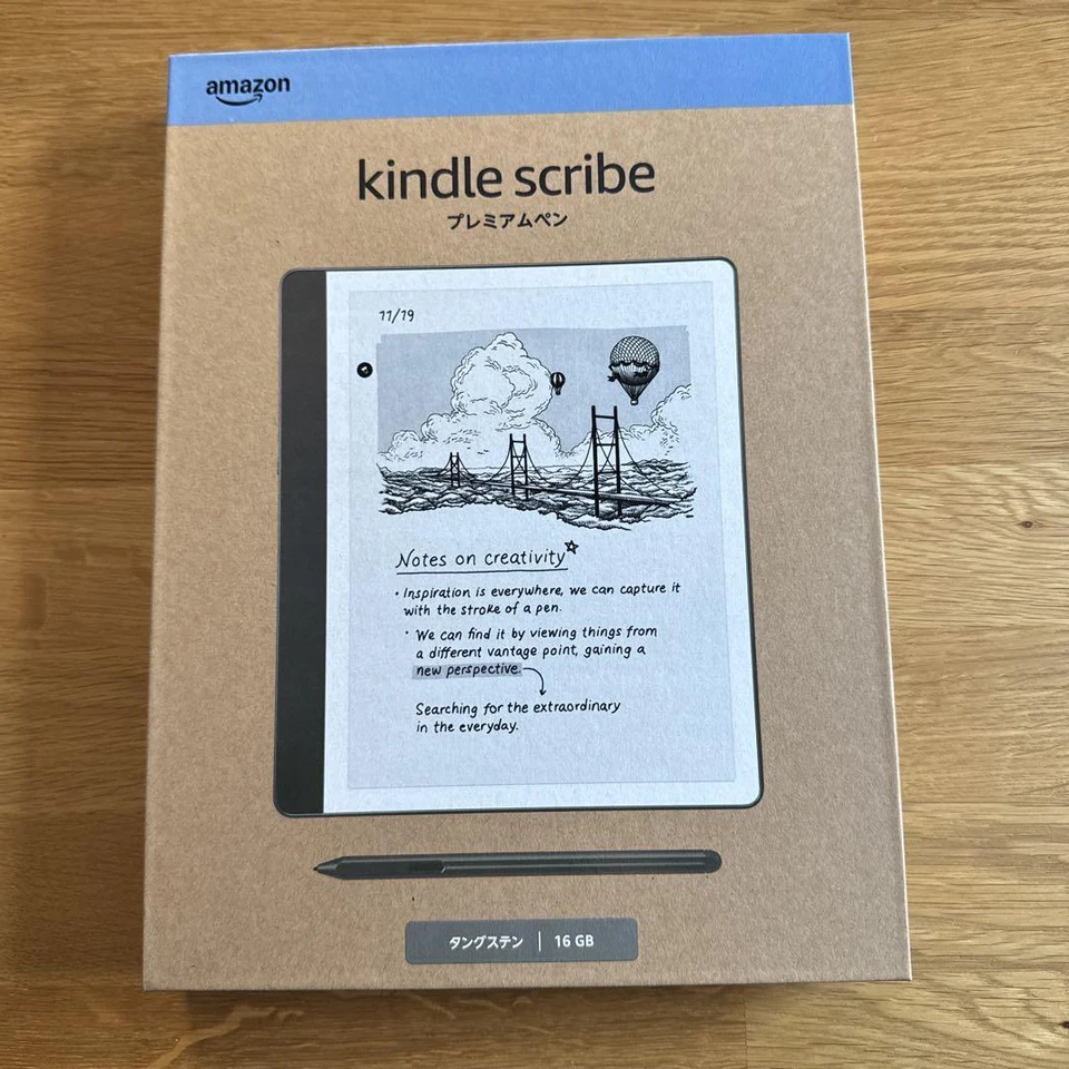 Amazon Kindle Scribe Notebook with Premium Pen 16GB  Tungsten  / 2024 - Image 1 of 4