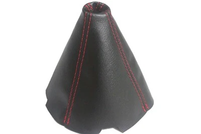 Vinyl Black w/Red Stitching Manual Shift Boot Fits 04-11 Mazda RX-8 - Image 1 of 4