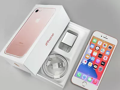 iPhone 7 32GB Factory Unlocked CDMA/GSM Verizon T-Mobile AT&T w/Box (A+ Grade) - Image 1 of 4