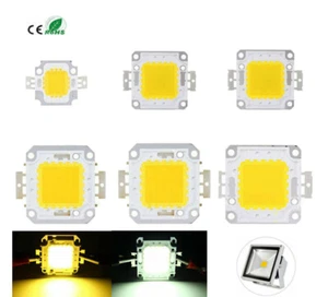 LED COB Chip Light High Power SMD Bulb 10W 20W 30W 50W 70W 100W Floodlight Lamp - Picture 1 of 18