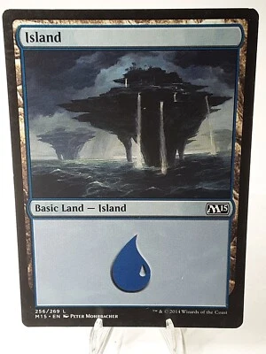 MTG - M15 - Island - #256 - Lightly Played - Image 1 of 4