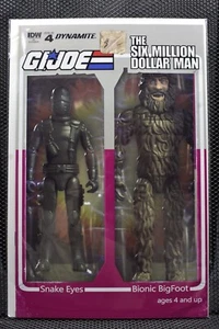 G.I. Joe vs The Six Million Dollar Man #4 Action Figure RI Variant IDW 2018 9.4 - Picture 1 of 1