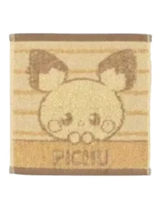 PICHU Pokemon Ichiban Kuji Prize K-6 Cotton Towel 8"x8" - NEW - Picture 1 of 9