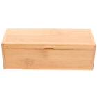 Wooden Memory Box with Lid for Crafts and Jewelry Storage