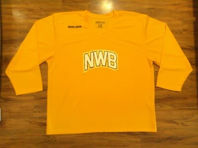 Bauer Team Hockey Jersey Mens Large Yellow NWB Performance Skating Shirt Wicking - Image 1 of 4