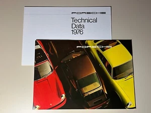 1976 Porsche 911S, Turbo Carrera, and 912E Prestige Sales Brochure - Rare - Picture 1 of 5