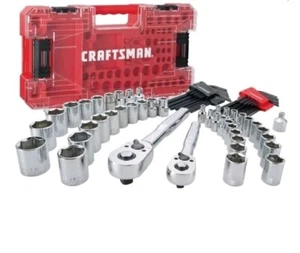 CRAFTSMAN CMMT45071 71PC VERSASTACK MECHANIC TOOL SET METRIC/SAE 1/4 & 3/8 - Picture 1 of 8