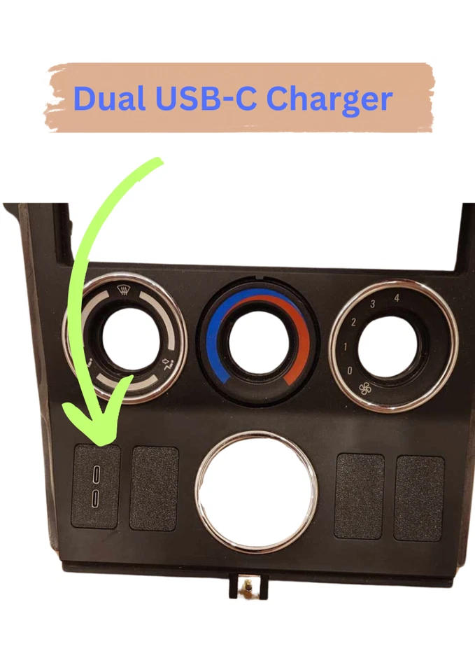 BMW Z3 Facelift (1999-2002) Dual USB-C  Charger Button cover - Image 1 of 3