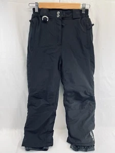 Weatherproof 32 Degrees Kids Ski Pants Zipper Pockets Black Youth Size 10/12 - Picture 1 of 10