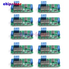 1-10PCS DC 12V Multifunction PLC Self-lock Delay Relay Cycle Timer Module Switch