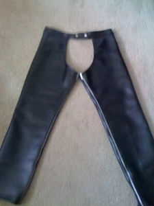 THE FEDERATION VEGAN LEATHER JEANS CHAPS GAY FETISH - Picture 1 of 2