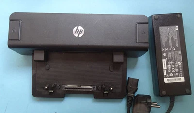 Docking Station HP EliteBook 6460b 6470b 6450b 6360b 6440b Port 120W Netzteil  - Bild 1 von 3
