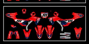 Graphic Kit Vinyl Wrap Decal motocross 2025+ Honda CRF 250 450 MINATO - Bild 1 von 5