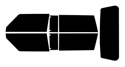 Tinte de ventana para Jeep Cherokee SUV de 2 puertas 1997-2001 kit de película nano cerámica precortada Foto 1 de 4