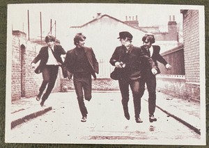 1964 Topps The Beatles Movie “A Hard Days Night” #50 Running