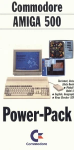 Commodore Amiga 500 Power Pack Softwarebundle SET - 6x 3,5" original Diskette ✔️ - Afbeelding 1 van 3