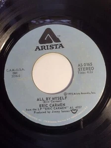 Eric Carmen 7” Vinyl 45 All By Myself 1975 LP Self Titled - Picture 1 of 2
