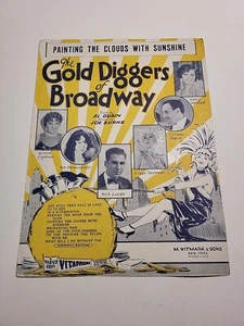 The Gold Diggers Of Broadway - 1929 Sheet Music - Picture 1 of 7