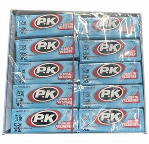 Wrigleys P.K Chewing Gum BOX OF 30 x 10 PELLETS EXP 03/12/2025 - Picture 1 of 2