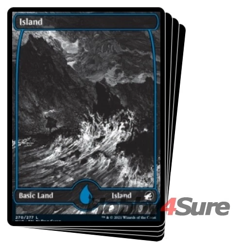 Island (270) (full Art) X4 M/NM Magic MTG Innistrad: Midnight Hunt - Image 1 of 1