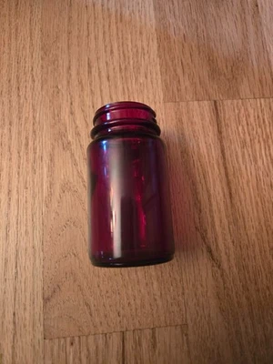 Anchor Hocking Royal Ruby medicine jar - Image 1 of 4
