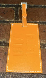 Etiqueta de equipaje de cuero genuino para maletas etiquetas de identificación bolsa - Imagen 1 de 6