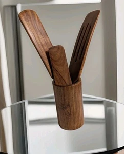 Teakholz 4-teiliges Set zum Kochen, Servieren & Küchenutensilien - Bild 1 von 16