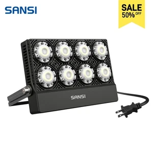SANSI Floodlight 5000lm Outdoor Bright LED Lamp 50W (350W Equivalent) 5700K IP66 - Picture 1 of 7